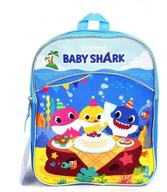 🦈 adorable baby shark 11 mini backpack: perfect for your little one! logo