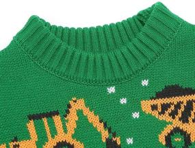 img 1 attached to Childrens Toddlers Crewneck Turtleneck Christmas