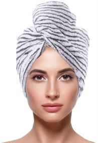 img 4 attached to Gemily Microfiber Absorbent Turbans Girls（Pack