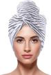 gemily microfiber absorbent turbans girls（pack logo