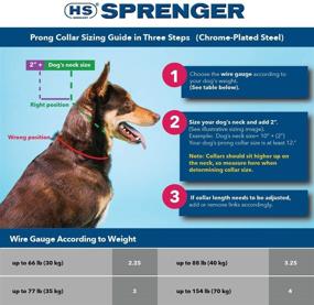 img 3 attached to HERM SPRENGER Prong Dog Collar Extra Links: Set of (3) 2.25mm Chrome Links for Steel Chrome Plated Dog Prong Collar, Pinch Collar, Dog Correction Collar, and Prong Training Collar Links