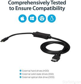 img 2 attached to 💻 USB to eSATA Cable Converter by StarTech Com