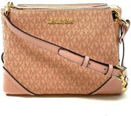 michael kors nicole compartment crossbody logo