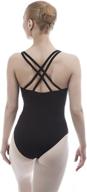 enhance your dance experience with top ballet leotards featuring double crossover camisole straps logo