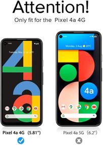 img 3 attached to 📱 [6 штук] Защитное стекло iVoler для экрана Pixel 4a 4G с защитой для камеры [2 штуки], HD Clear Anti-Scratch Film, 5.8 дюймов, включает [Монтажную рамку для легкой установки]