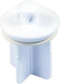 img 1 attached to Versatile and Efficient: JR Products 95205 Four-Stem Pop-Up Stopper - White