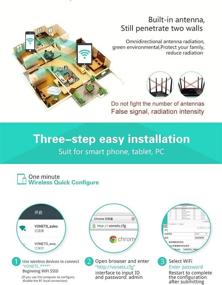 img 2 attached to 📶 VONETS Mini 2.4GHz WiFi Router: Portable Wireless Travel Booster, 300Mbps Range Extender & Repeater AP - VAR11N-300