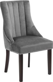 img 3 attached to Meridian Furniture Oxford Velvet Contemporary