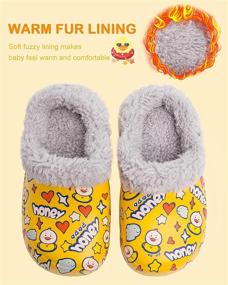 img 1 attached to 🩳 Premium Waterproof Toddler Fluffy Sandals - Boys' Slip-on Shoes, Clogs & Mules