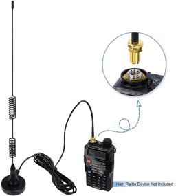 img 3 attached to Bingfu Dual Band VHF UHF Ham Radio Magnetic Base Antenna for Kenwood Wouxun BaoFeng BF-F8HP UV-5R UV-82 BF-888S Walkie Talkie