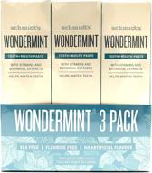 🦷 schmidt's wondermint toothpaste, 4.70 oz, pack of 3: freshen your breath and protect your teeth logo