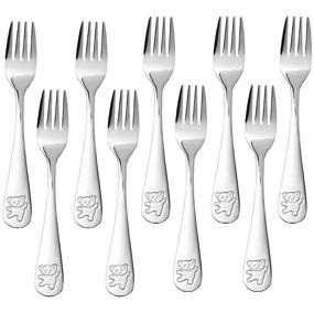 img 4 attached to Stainless Cutlery Silverware Children Dishwasher