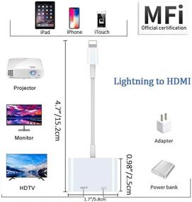 img 3 attached to ⚡️ Industrial Electrical Projector with Lightning Certified Charging Converter