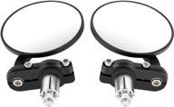 ocpty motorcycle convex mirrors handlebars logo