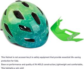 img 2 attached to 🚴 Protective SIFVO Kids Bike Helmet for Boys and Girls (Age 5-14 | 50-57cm) - Roller Skate, Bicycle & Sports Helmets