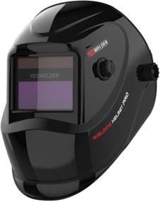 img 4 attached to YesWelder Auto-Darkening Welding Helmet with Powered Features