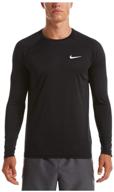 nike essential sleeve hydroguard black мужская одежда логотип