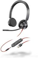 🎧 poly - blackwire 3325 wired stereo headset with boom mic - usb-a connection to pc/mac and 3.5mm connector for mobile/tablet - compatible with teams, zoom &amp; more logo
