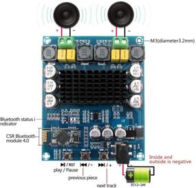 img 2 attached to Lheng Bluetooth Amplifier TPA3116D2 Receiver