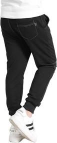 img 3 attached to BASELE Fashion Sweatpants Athletic Drawstring Boys' Clothing