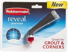 img 4 attached to 🧽 Rubbermaid Power Scrubber with All-Purpose Grout Head: Effortlessly Clean Grout Lines, Corners, Bathrooms, and Kitchens