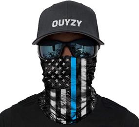 img 4 attached to 🎣 OUYZY Neck Gaiter Face Mask Scarf: Ultimate Sun Protection and Breathability for Men - Ideal for Fishing and Outdoor Activities