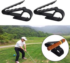 img 2 attached to 🚬 Set of 2 Flex Grip Cigar Holders - Golf Course Cigar Minder with Clip, Ideal for Golfers, Golf Bags, Carts, Boats, BBQ Grills, and Golfer's Cigars