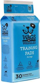 img 1 attached to Wags & Wiggles Leak-Proof Puppy Pee Pads - Absorbent Dog Training Pads - Strong and Durable Puppy Pads - Dog and Puppy Supplies - Dog Pee Pads