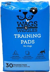 img 4 attached to Wags & Wiggles Leak-Proof Puppy Pee Pads - Absorbent Dog Training Pads - Strong and Durable Puppy Pads - Dog and Puppy Supplies - Dog Pee Pads