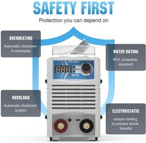 img 1 attached to 🔥 Yeswelder ARC Welder: 125Amp Digital Inverter IGBT Stick MMA Welder (110/220V Dual Voltage) - Portable, Hot Start Welding Machine