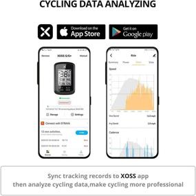 img 1 attached to 🚴 XOSS G+ GPS Bike Computer with Bluetooth ANT+ Connectivity, Wireless Bicycle Speedometer Odometer and LCD Display, Waterproof MTB Tracker Ideal for All Bikes including Electric Bikes (Supports XOSS APP)