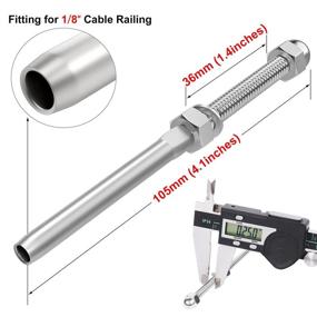 img 3 attached to CKE Railing Threaded Terminal Stainless