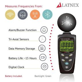 img 3 attached to 📡 EMF Radiation Analyzer & Detector: HF-B3G Triple Axis Power Meter for Cell Phones, Smart Meters, Cell Towers, WiFi, Microwave, Bluetooth - Calibrated & Used for Home Inspections - Includes Free Support