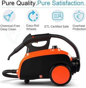 img 1 attached to 🧼 COSTWAY Multipurpose Steam Cleaner: Heavy Duty, Chemical-Free Cleaning with 19 Accessories - Ideal for Carpet, Floor, Window, and Car