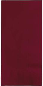 img 2 attached to 🍷 Burgundy Red Paper Dinner Napkins by Creative Converting: Add Elegance to Your Dining Experience!