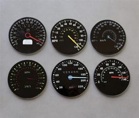 img 4 attached to Faded Lines Choice Speedometer Coasters