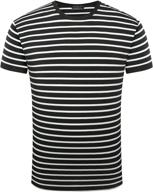 👕 ezsskj medium men's clothing and t-shirts & tanks - sleeve striped outfits logo