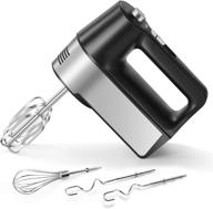 hand mixer electric stainless accessories logo