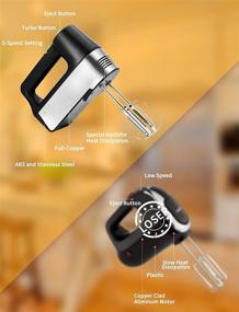 img 3 attached to Hand Mixer Electric Stainless Accessories