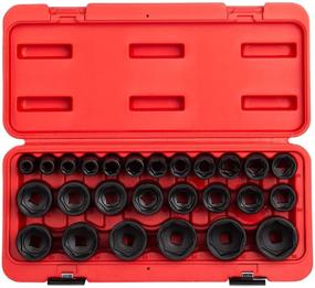 img 4 attached to Sunex 2645 Impact Socket Set: 1/2 Inch Drive, 26-Piece Metric Set, 10mm-36mm, Cr-Mo Alloy Steel, Heavy Duty Storage Case