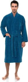 img 2 attached to TowelSelections Fleece Terry Lined Bathrobe: Luxuriously Absorbent & Cozy