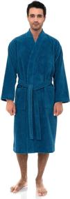 img 4 attached to TowelSelections Fleece Terry Lined Bathrobe: Luxuriously Absorbent & Cozy