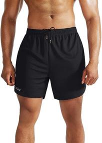 img 1 attached to 🏃 Neleus Men's 2-in-1 Running Shorts with Liner - Dry Fit Workout Shorts Featuring Pockets