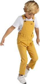 img 4 attached to OFFCORSS Toddler Overalls Clothes Overoles Boys' Clothing ~ Overalls
