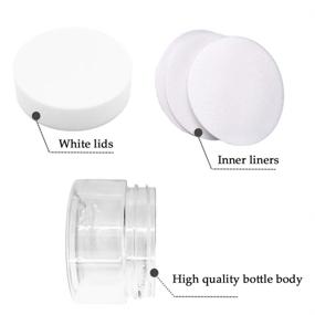 img 1 attached to 💄 Versatile Plastic Cosmetic Containers for Lotions and Liquids: A Stylish Storage Solution