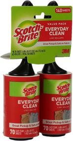 img 2 attached to Scotch-Brite Lint Roller Twin Pack, 6-Count, 70-Sheets per Roller (12 Total Rollers)