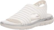 👡 skechers cali women's slingback sport sandal with open toe logo