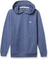 billabong boys pullover hoody slate logo