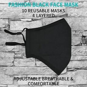 img 1 attached to Ultimate Versatility: Adjustable Washable Breathable 🔁 Reusable Filter for Maximum Comfort and Protection