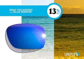 img 3 attached to 🕶️ Очки Oakley Polarized для мужчин: сменные линзы LenzFlip